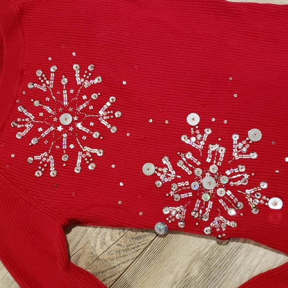 Boston Proper Snowflake Sweater | Poshmark